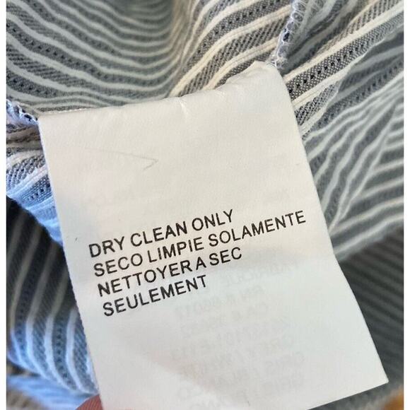 Bebe Stripe Pencil Skirt Size 2 Women’s Blue White - Picture 5 of 7